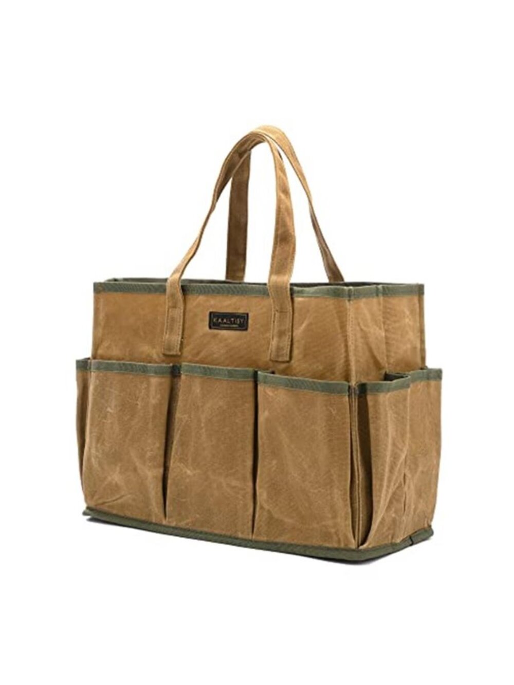 Waxed Canvas Tool Bag Heavy Duty Tool Organizer Utility Tote Electrician Bag